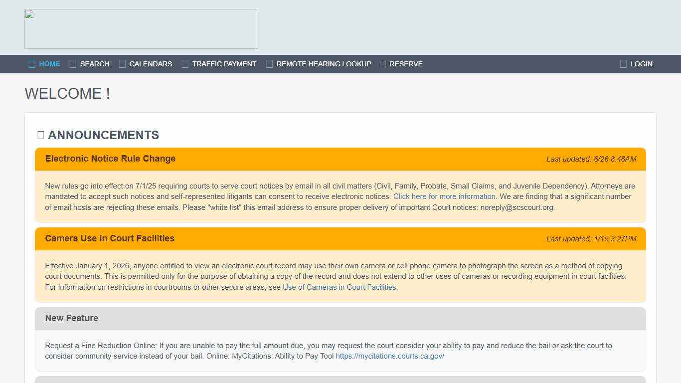 Public Portal - Superior Court of California, County of Santa Clara
